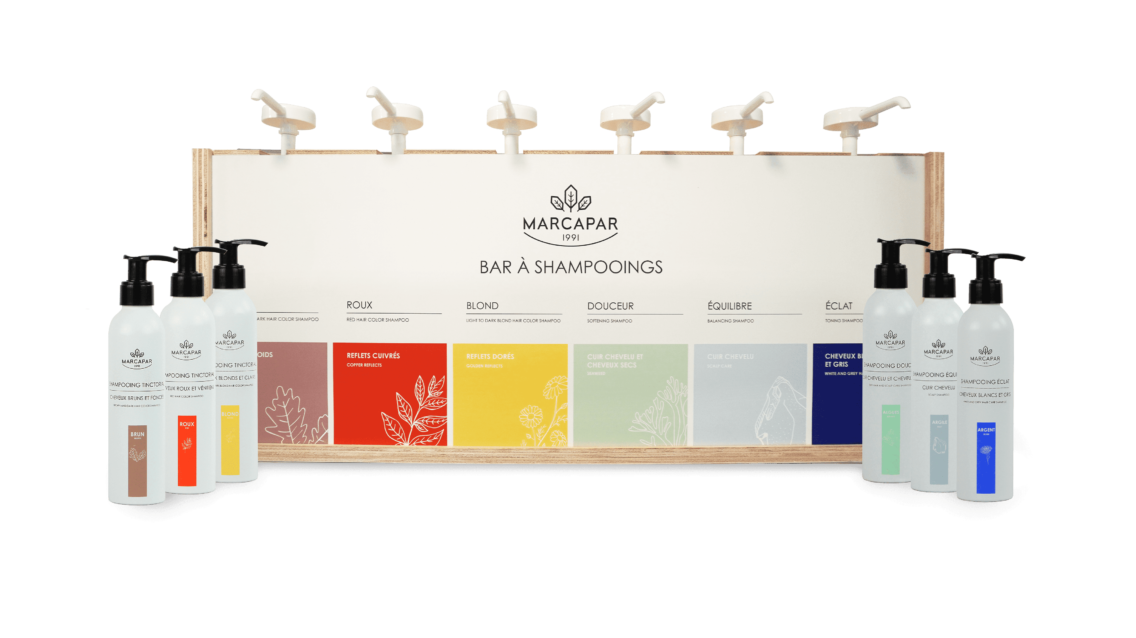 Recharger votre shampooing avec Marcapar ! Coloration Végétale Marcapar